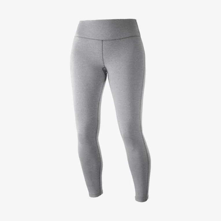 Mallas Para Correr Salomon Essential Warm Mujer Grises | MX URGT972